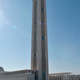 This picture shows the Great Mosque of Algiers, also known as Djamaa el Djazair, in Algiers on April 14, 2019. - Facing the sea, the Great Mosque of Algiers, huge but incomplete work of Abdelaziz Bouteflika pushed to resignation by the protests, will remain the symbol of 20 years of absolute power to the Algerians : megalomania and squandering of public funds.